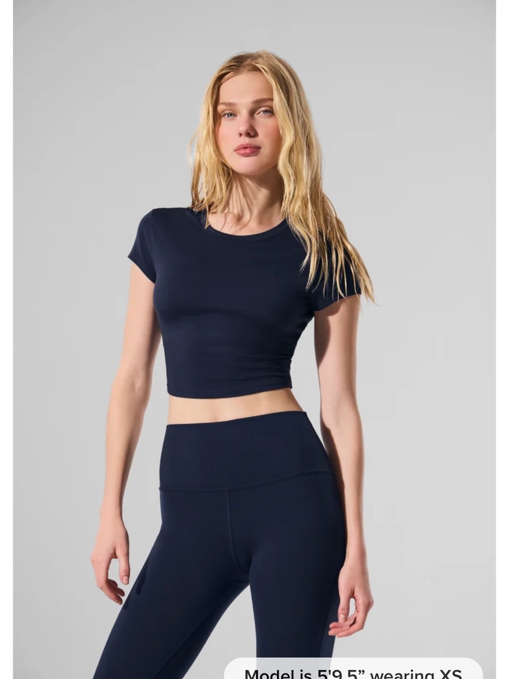 Alosoft Crop Finesse Short Sleeve - Picture 2 of 2